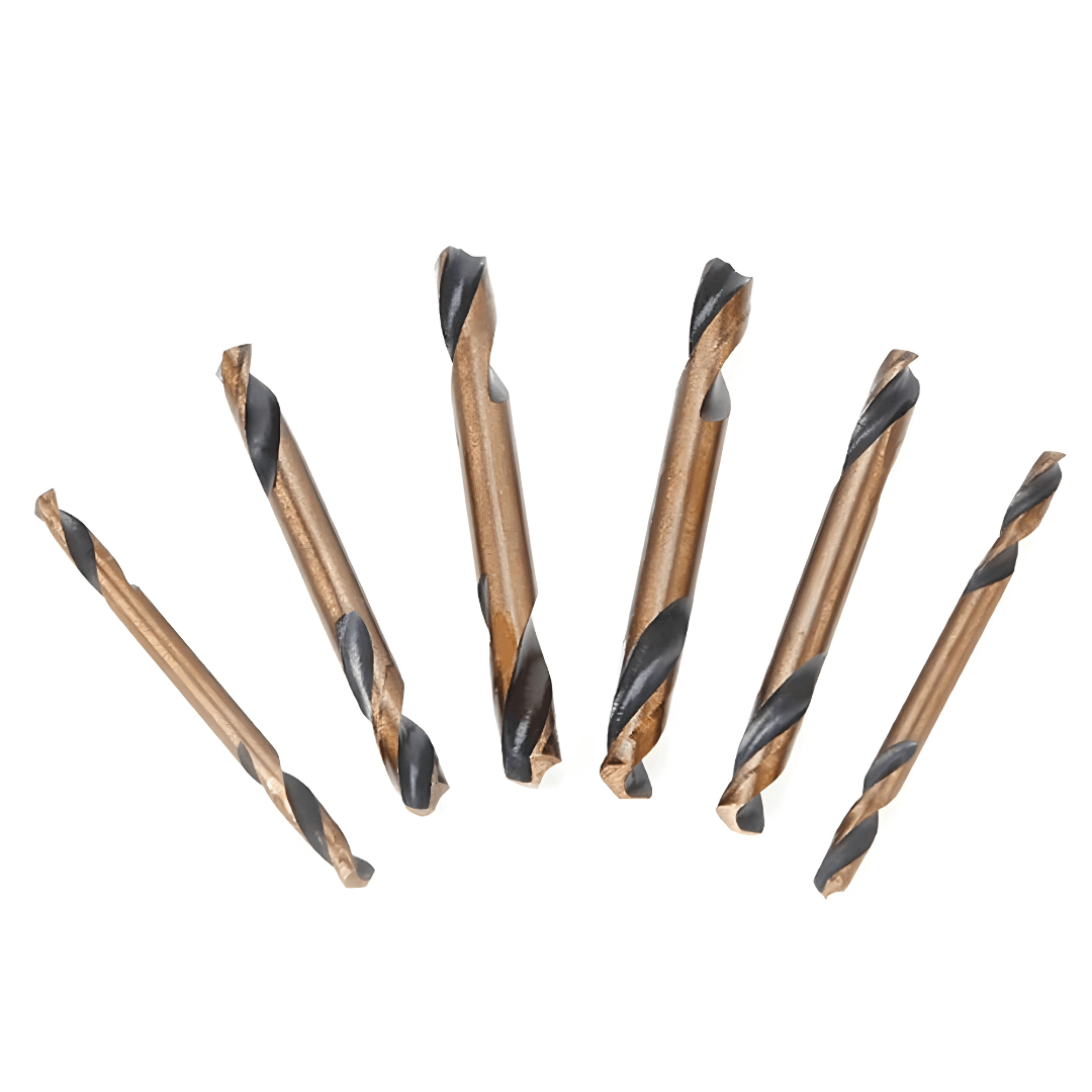 Drill Bit Set for Drilling Stainless Steel, Iron, Aluminum. 6 Pieces.